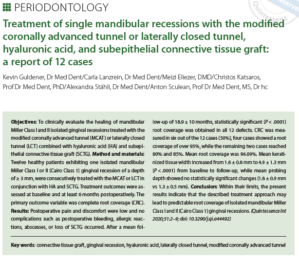Clinical Decision Pathway for Localized Recession Coverage